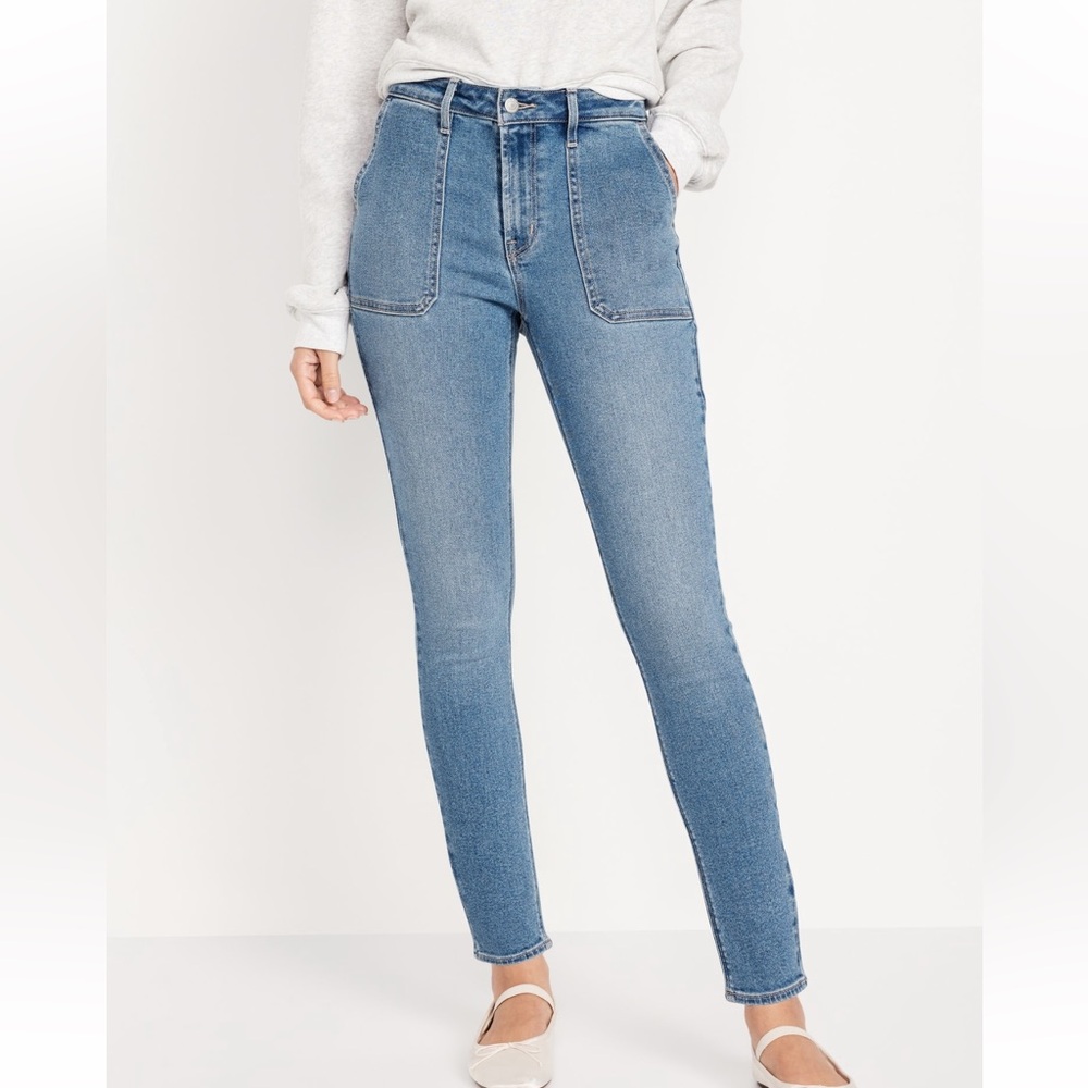 Old Navy High Rise Blue Jeans Skinny Fit